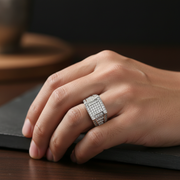 Zeus Eis 925 Sterling Silver Men's Ring